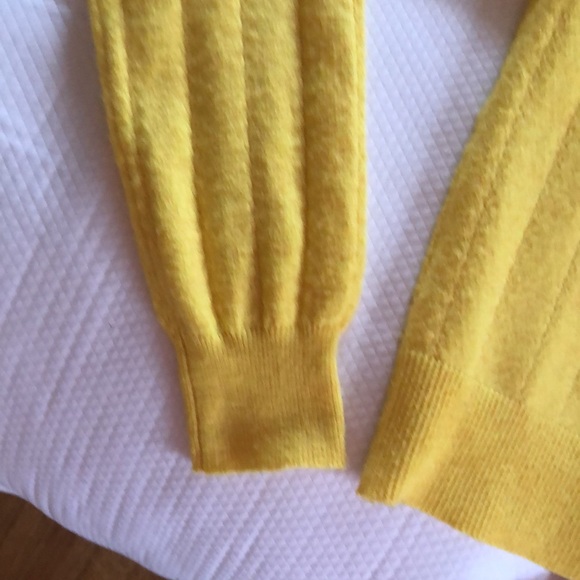 Free People Yellow Cardigan Size S - Picture 7 of 9